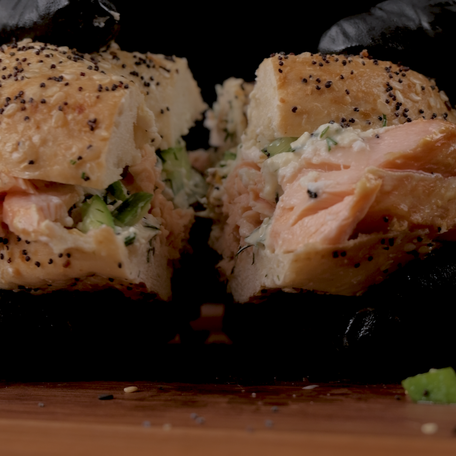 Smoked Salmon Bagels