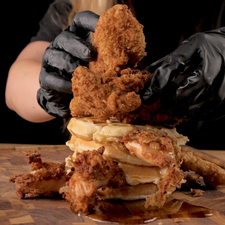 Chicken Tender Waffles