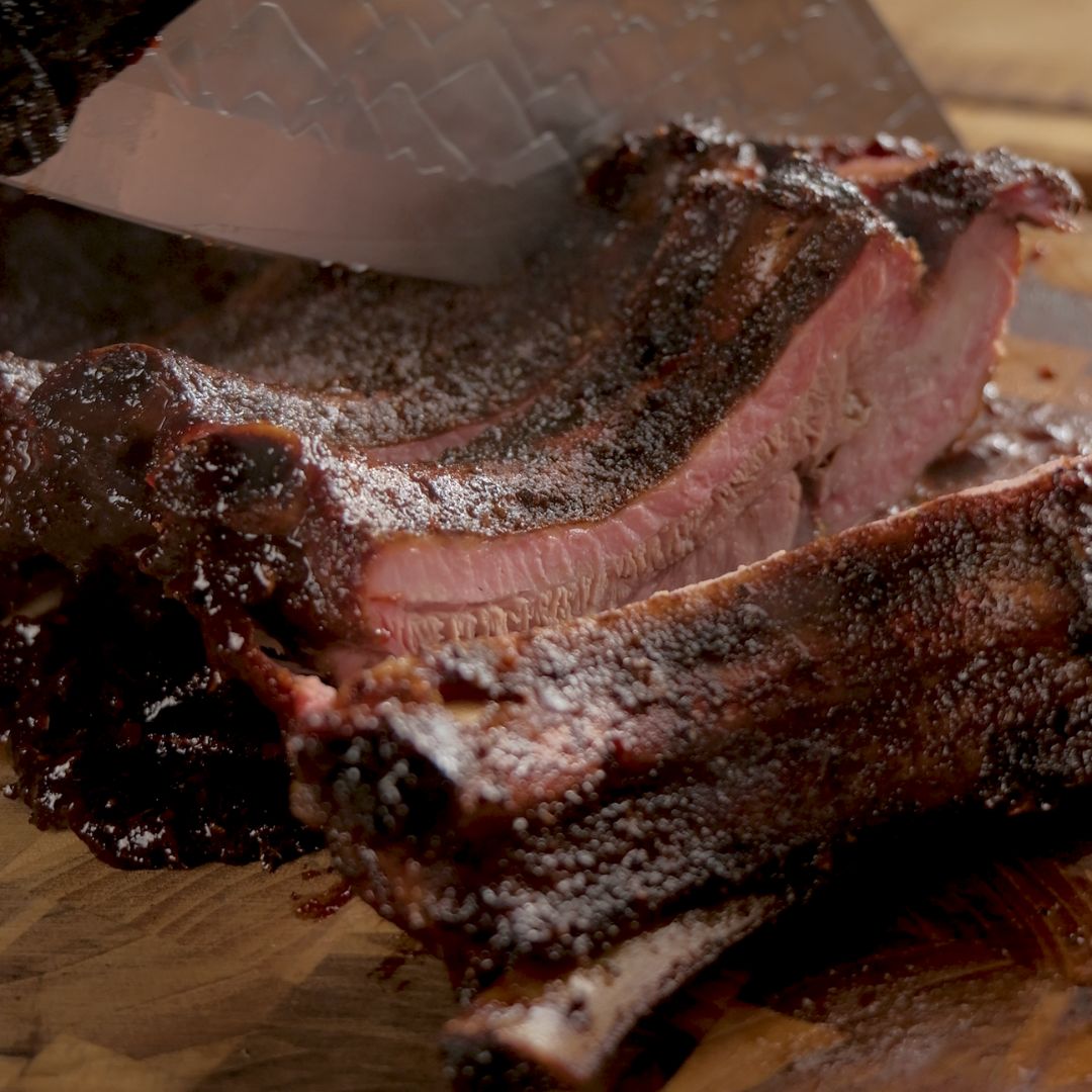 Middle Eastern Pork Ribs with Pomegranate BBQ Sauce