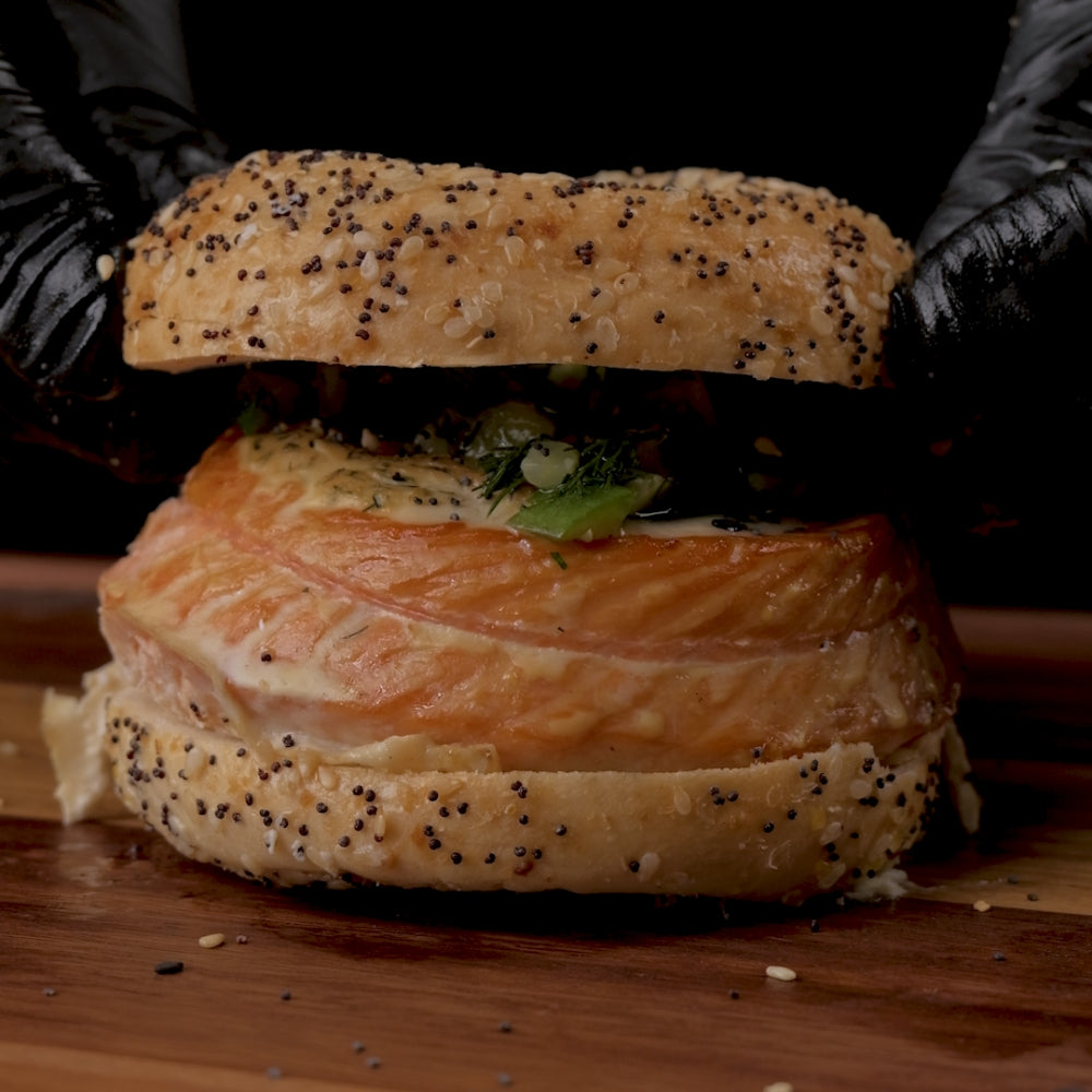 Smoked Salmon Bagels