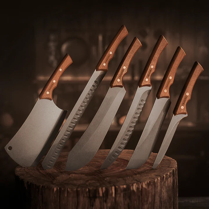 Tramontina 8 Piece Churrasco Black Knife Bundle