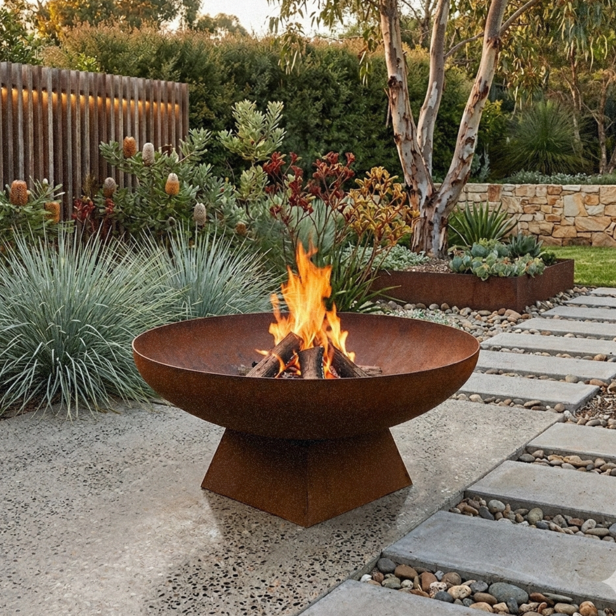 Hark Arlo 100 Corten Steel Fire Pit