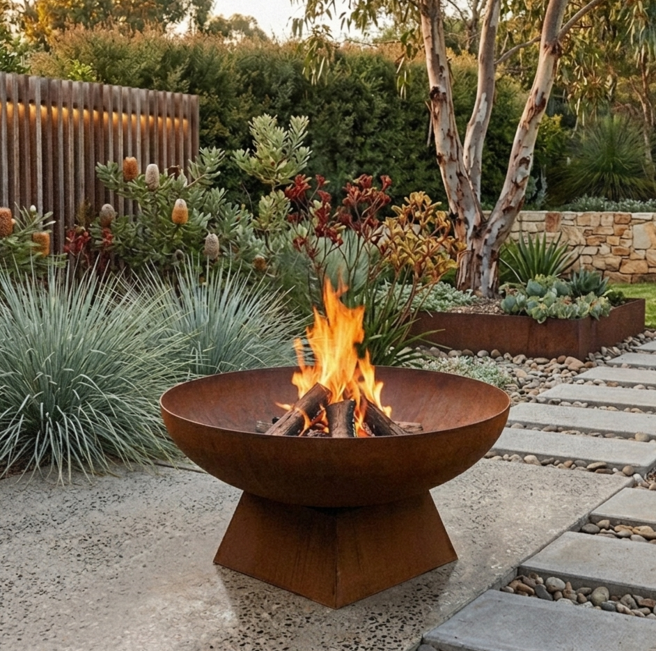 Hark Arlo 80 Corten Steel Fire Pit
