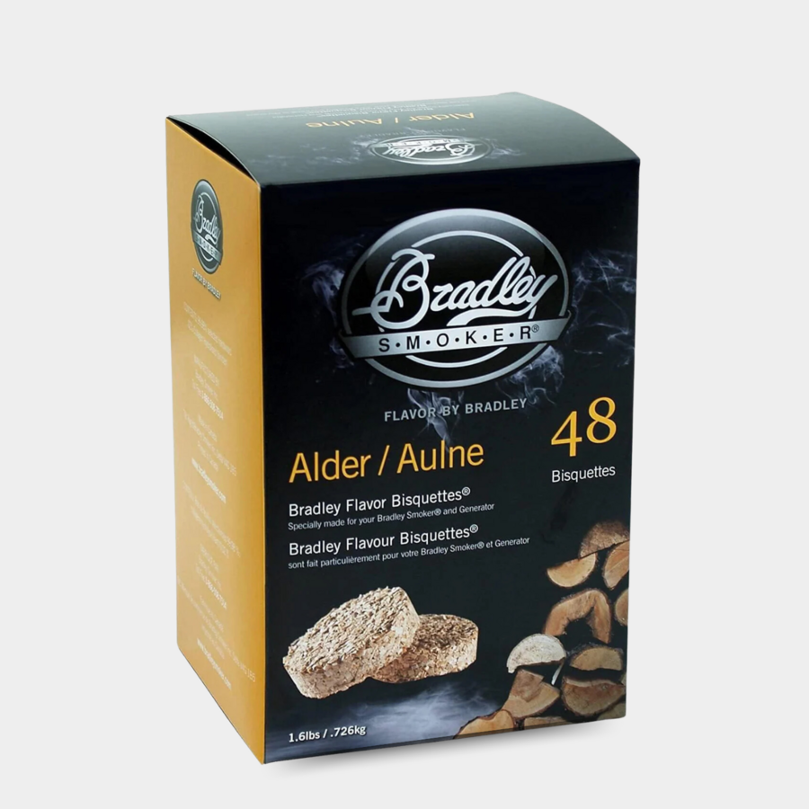 Bradley Smoker Bisquettes, Alder Flavour 48 Pack