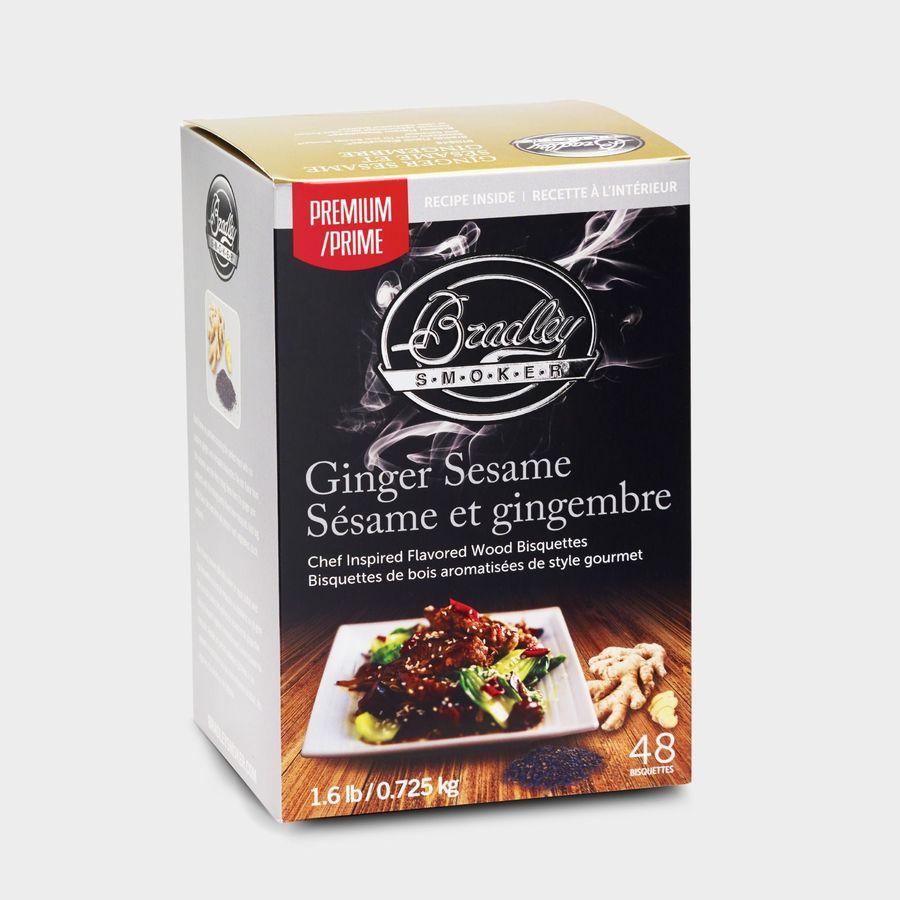 Bradley Smoker Bisquettes, Premium Ginger Sesame 24 Pack