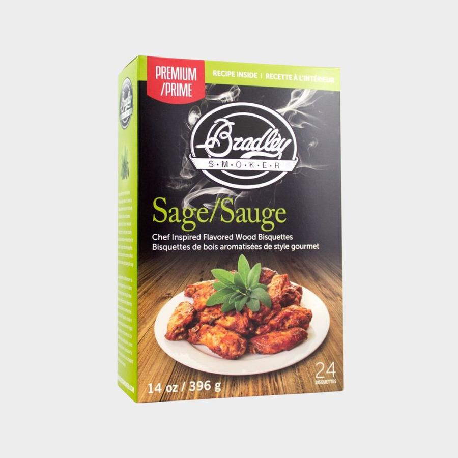 Bradley Smoker Bisquettes, Premium Sage Wood 24 Pack