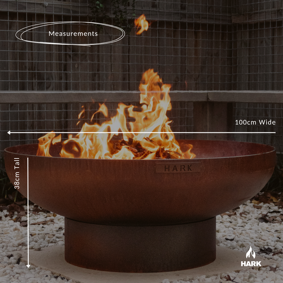 Hark Luca 100 Corten Steel Fire Pit