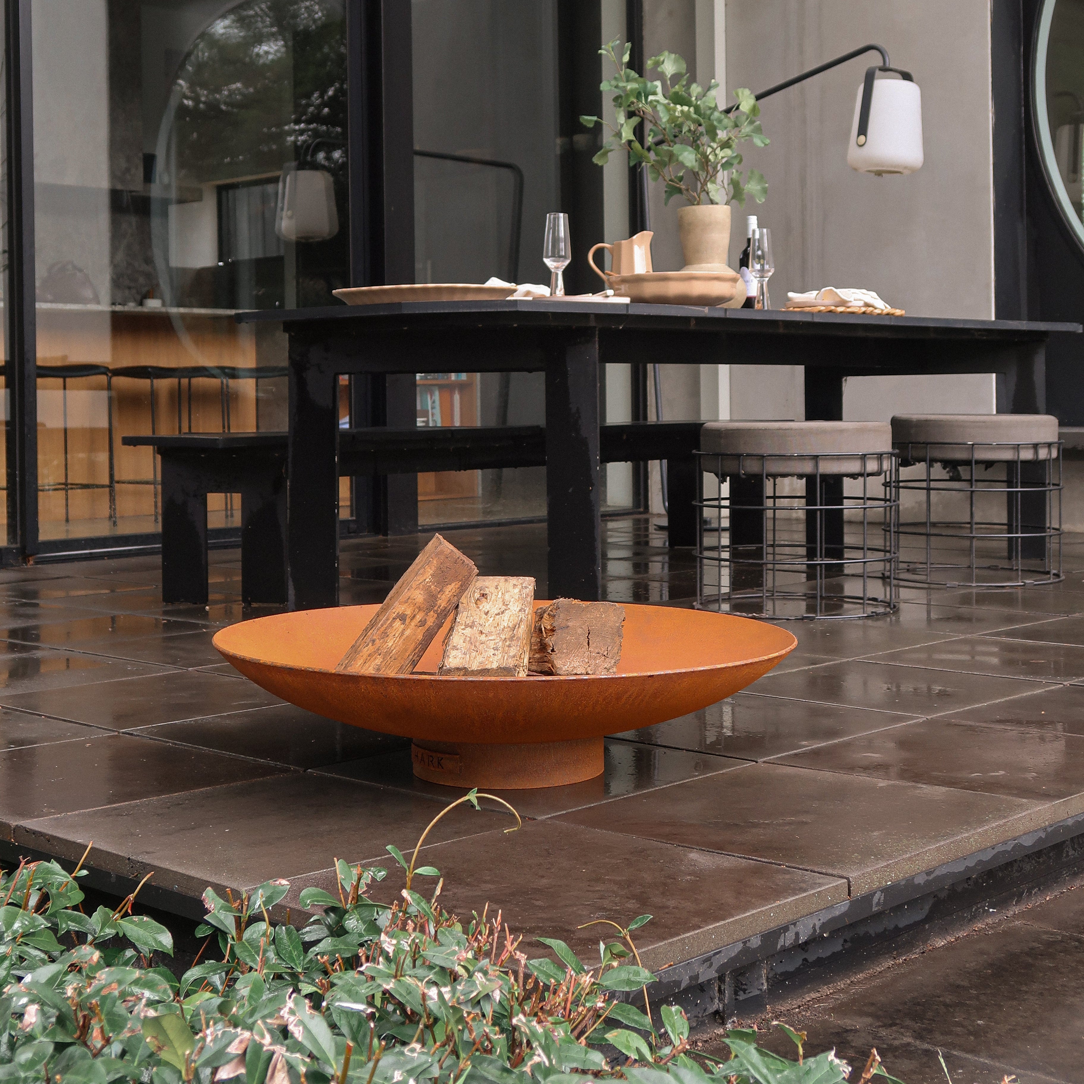 Hark Finn 80 Corten Steel Fire Pit