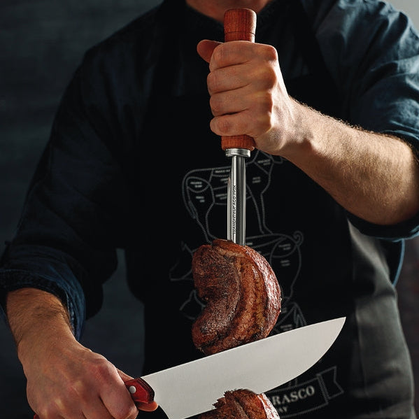 Tramontina Churrasco Wood Handle Single Prong Skewer 75cm