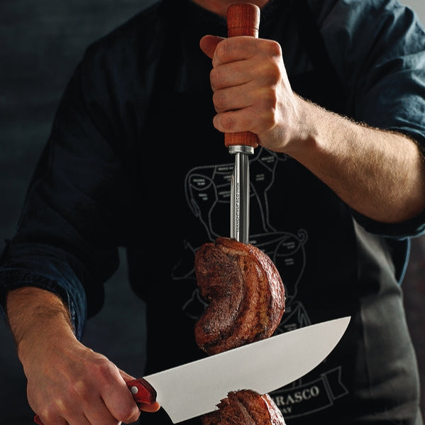 Tramontina Churrasco Wood Handle Single Prong Skewer 65 cm