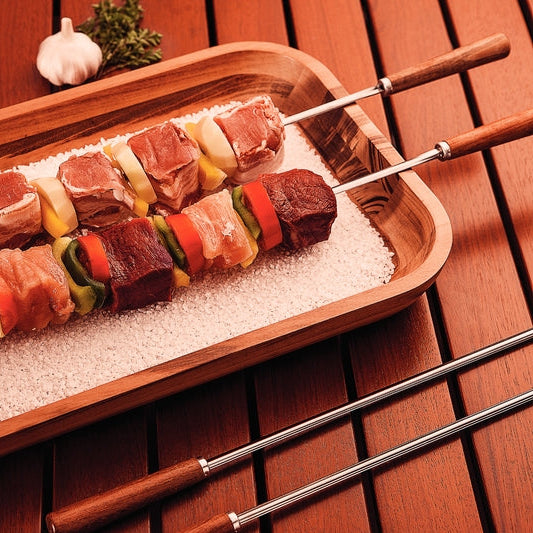 Tramontina 6 Piece Wood Handle Skewer Set