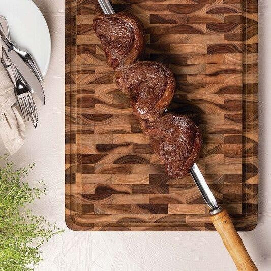 Tramontina Churrasco Wood Handle Single Prong Skewer 75cm