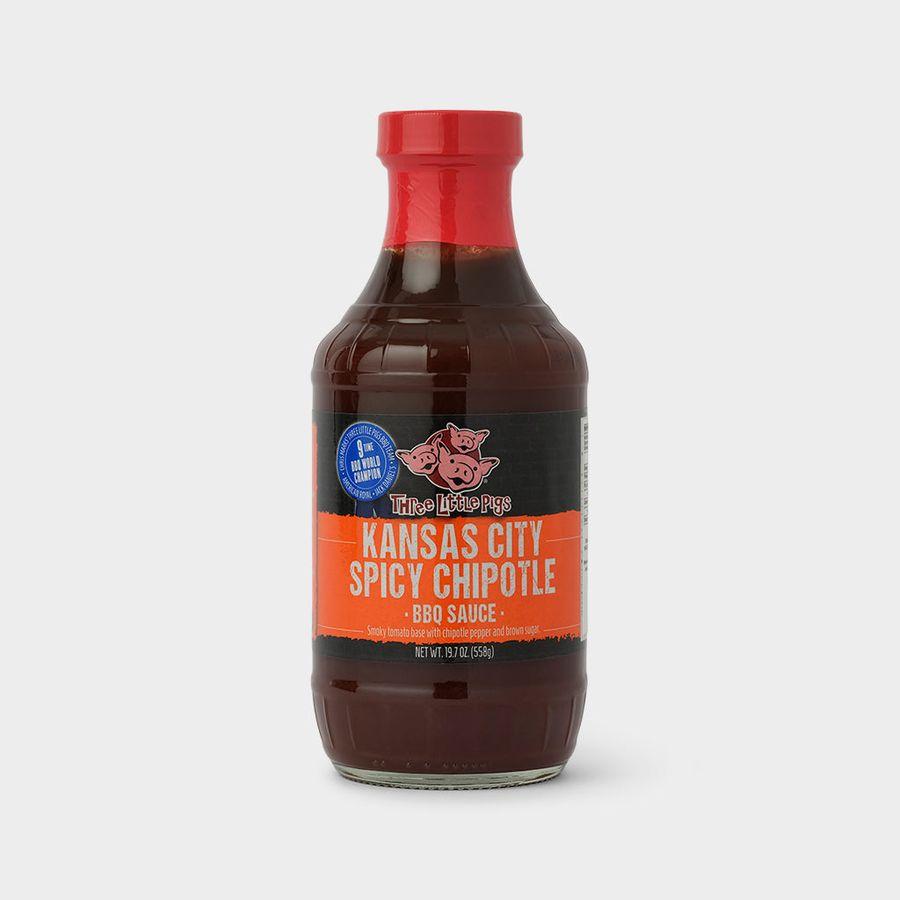 Three Little Pigs Spicy Chipotle BBQ Sauce
