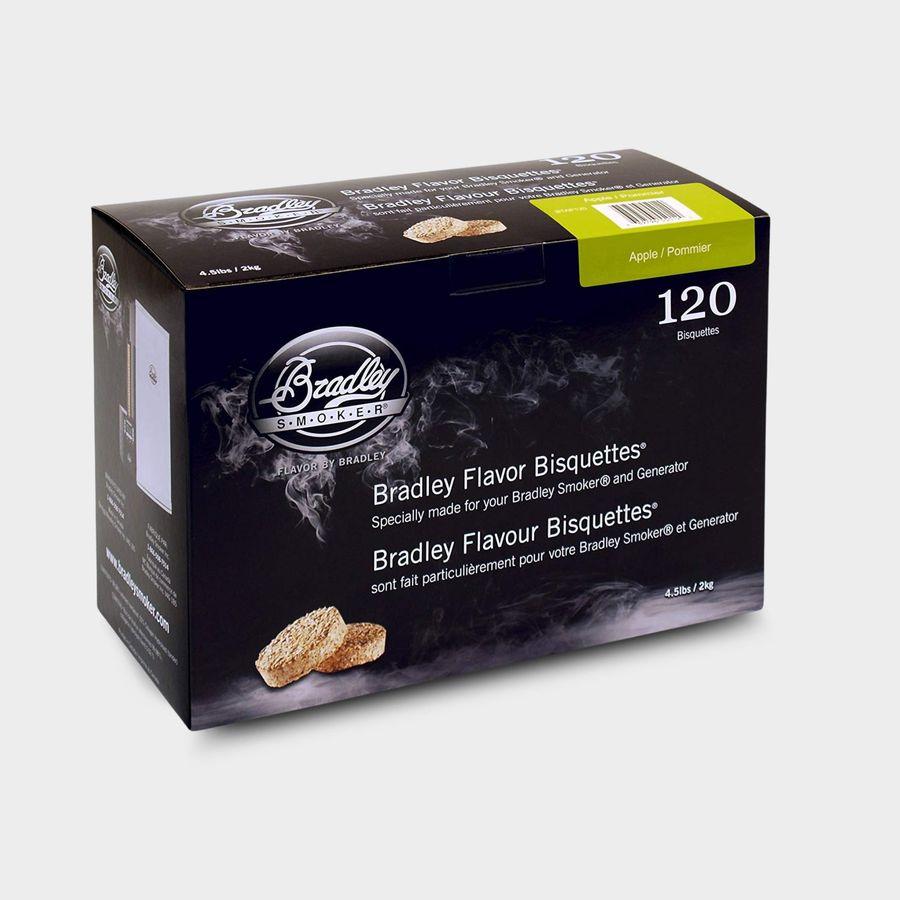 Bradley Smoker Bisquettes, Apple Flavour 120 Pack
