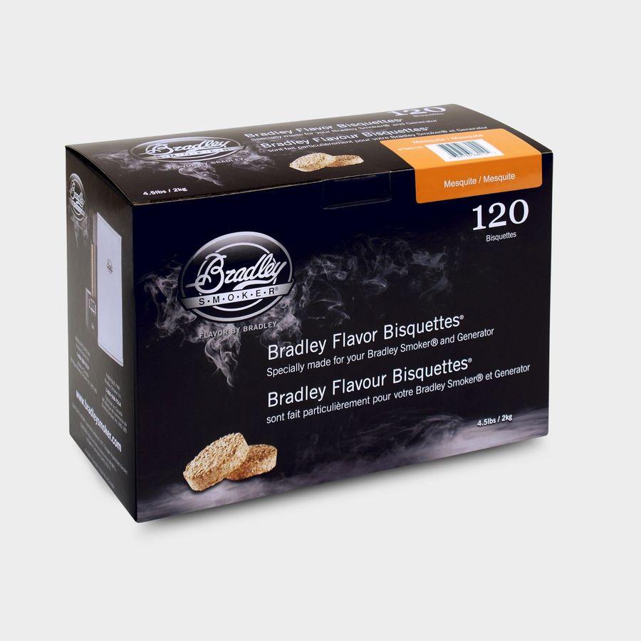 Bradley Smoker Bisquettes, Mesquite Flavour 120 Pack