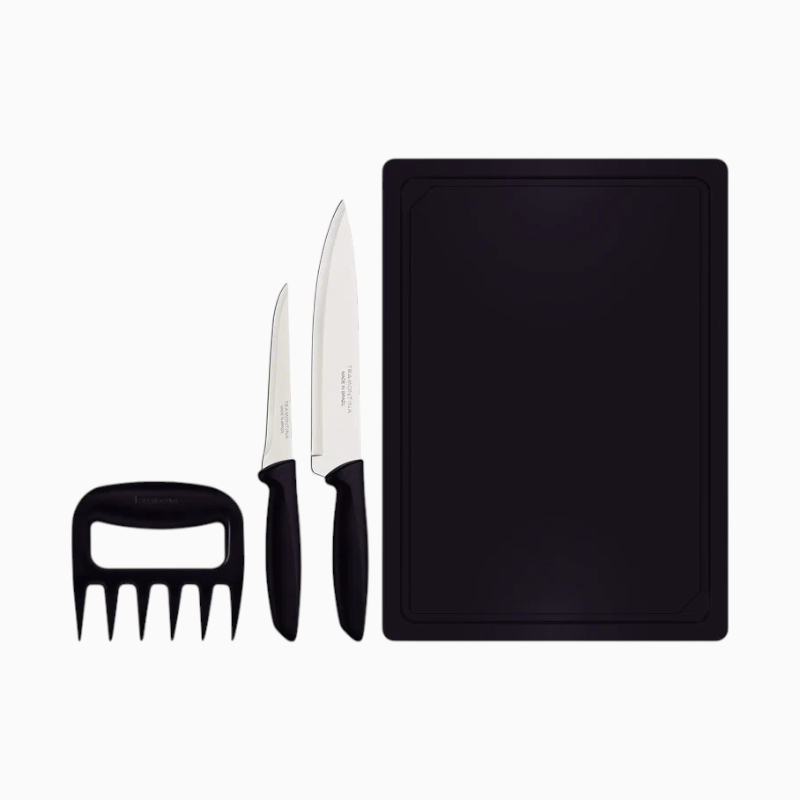 Tramontina Churrasco 4 Piece BBQ Plenus Set