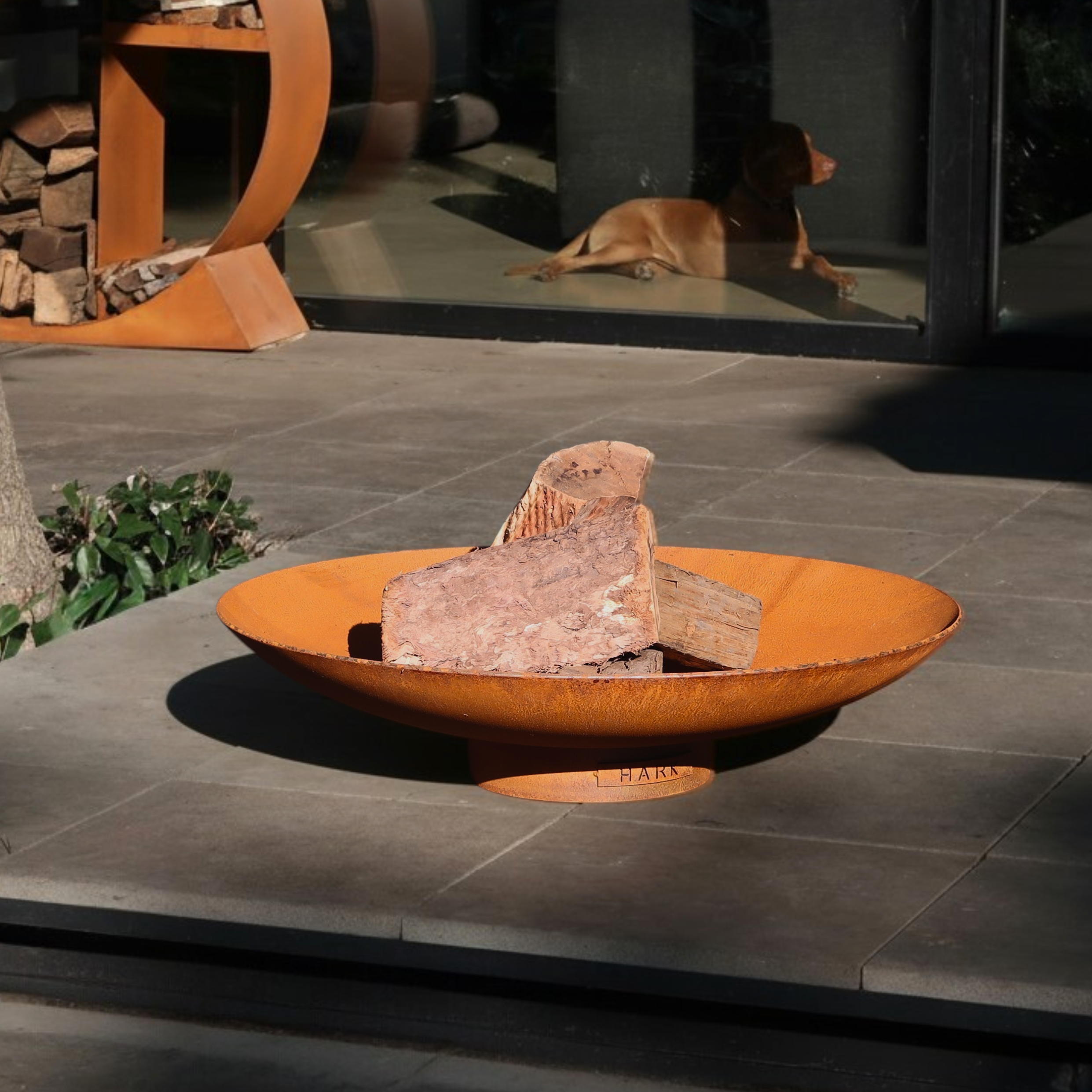 Hark Finn 80 Corten Steel Fire Pit