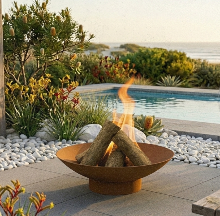 Hark Finn 80 Corten Steel Fire Pit