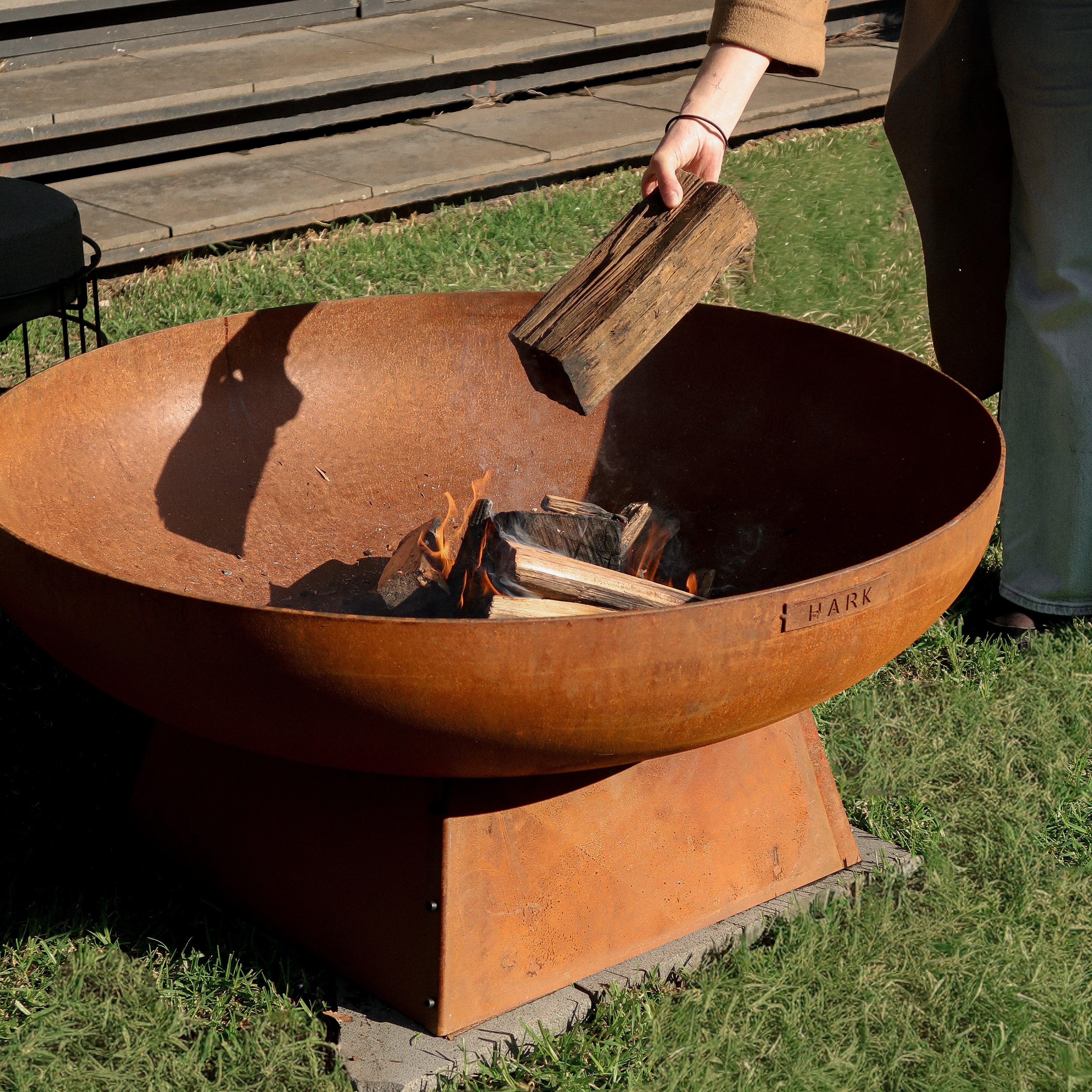 Hark Arlo 100 Corten Steel Fire Pit
