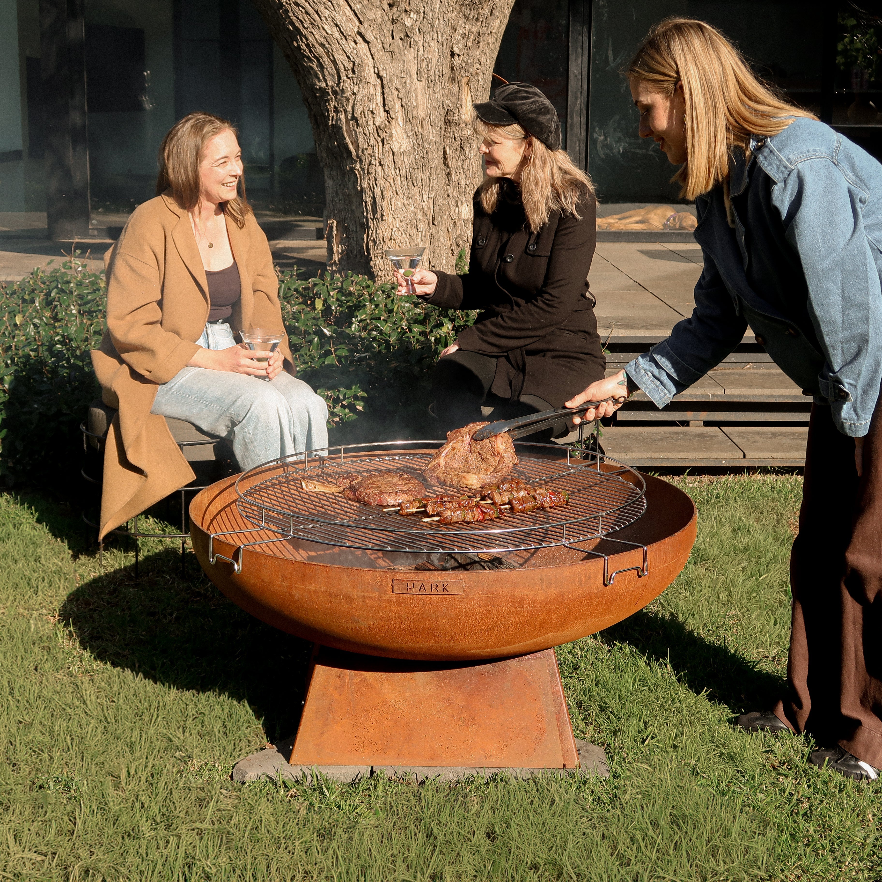 Hark Arlo 100 Corten Steel Fire Pit