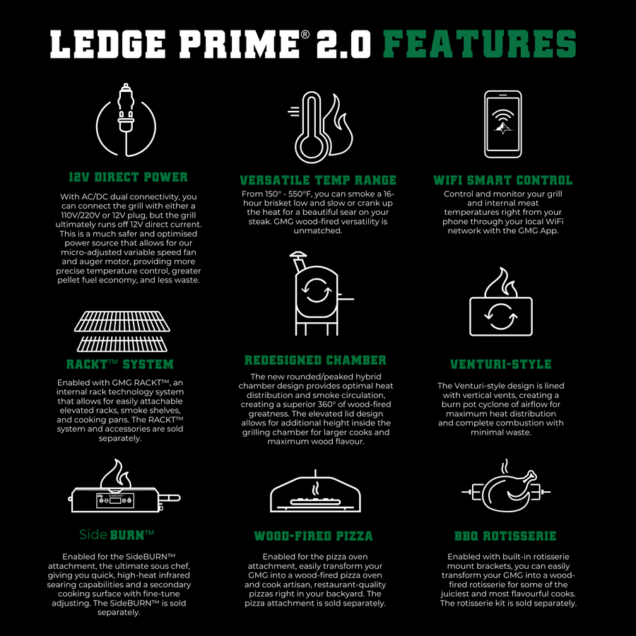 Green Mountain Grills Ledge Prime 2.0 WiFi Grill