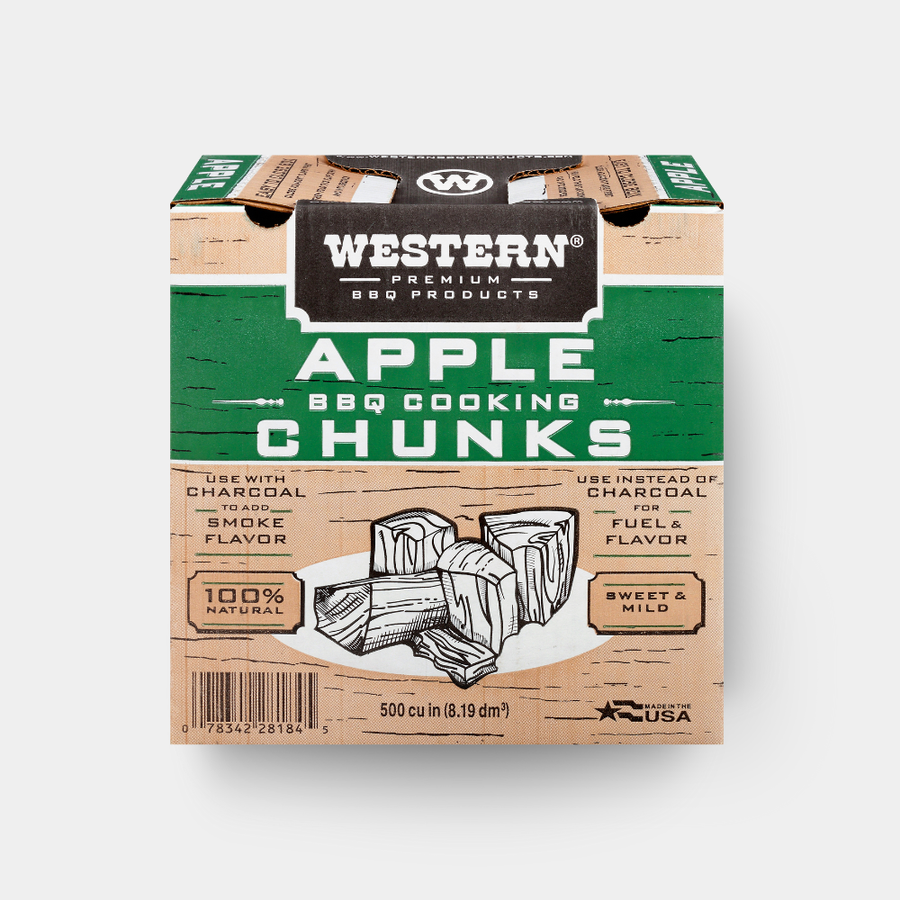 Western Premium BBQ Apple Wood Chunks