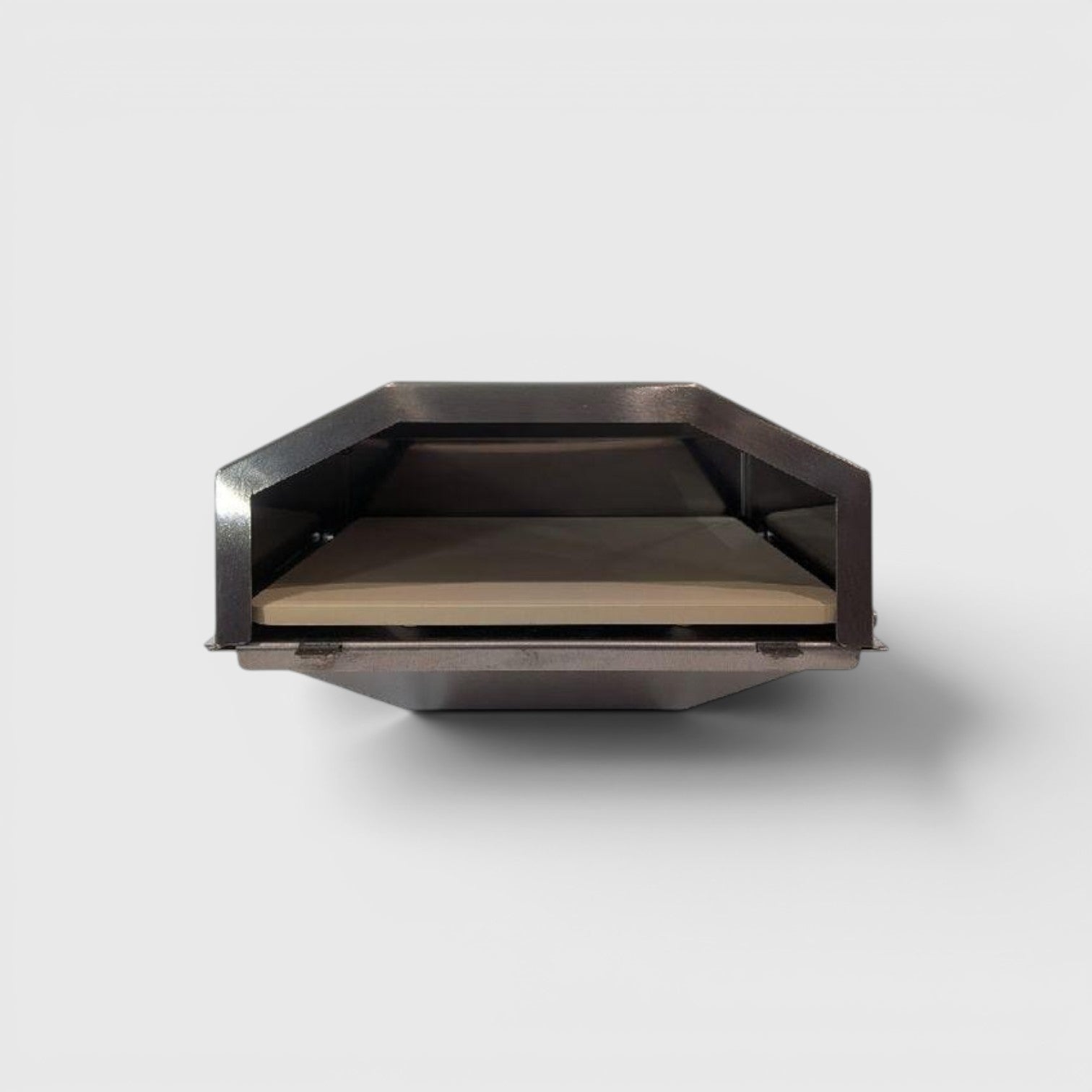 HARKBBQ Green Mountain Grills wood-fired pizza attachment for Trek pellet grill with pizza stone.