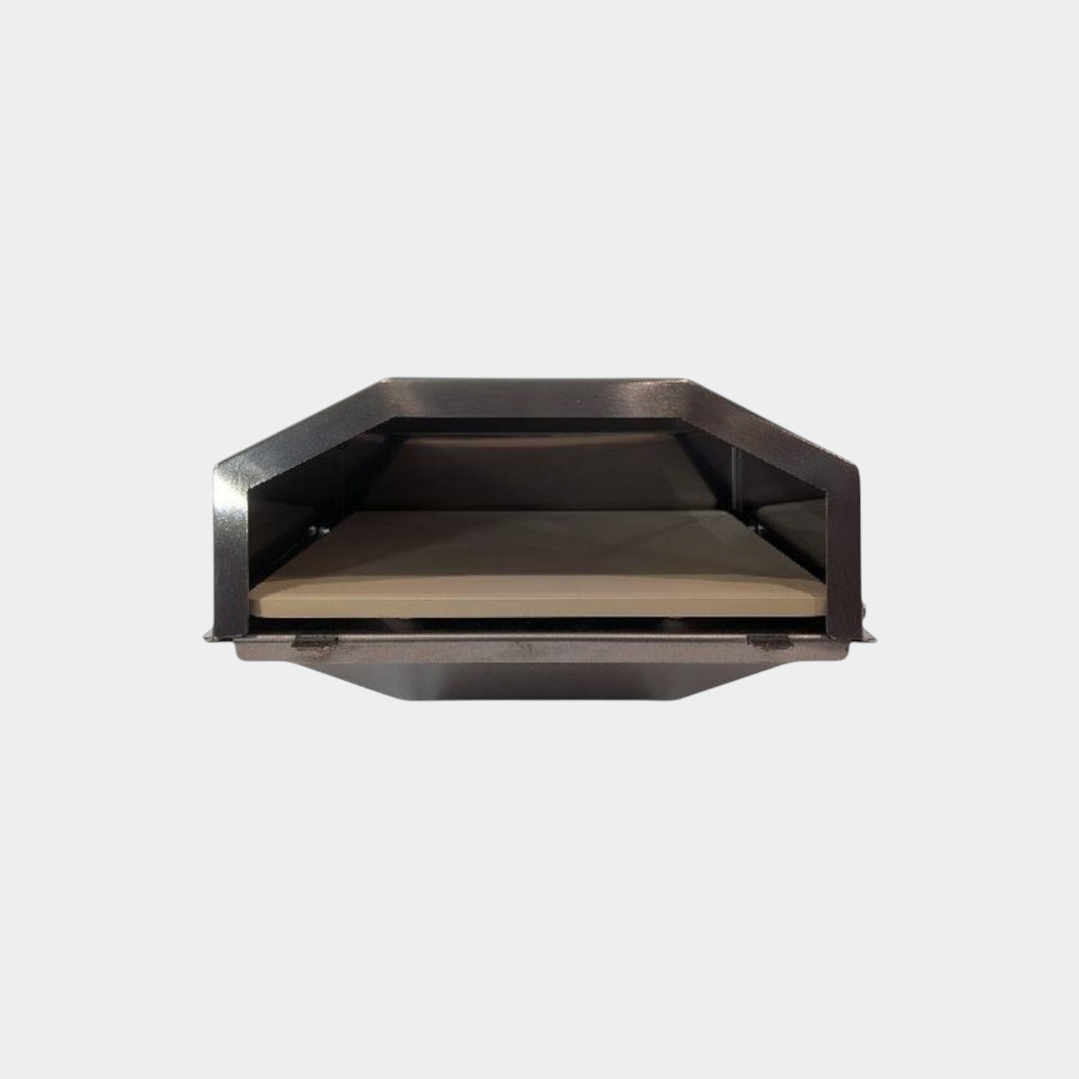 HARKBBQ Green Mountain Grills wood-fired pizza attachment for Trek pellet grill with pizza stone.