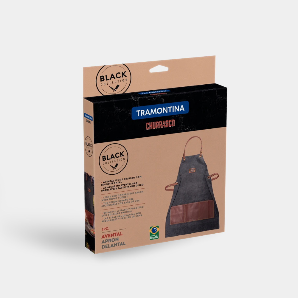 Tramontina Churrasco Black Apron