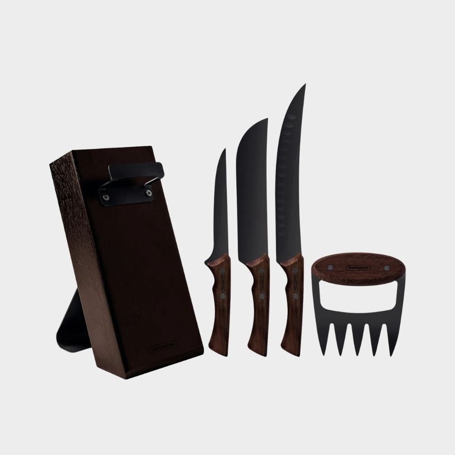 Tramontina Churrasco Black 5 Piece BBQ Set