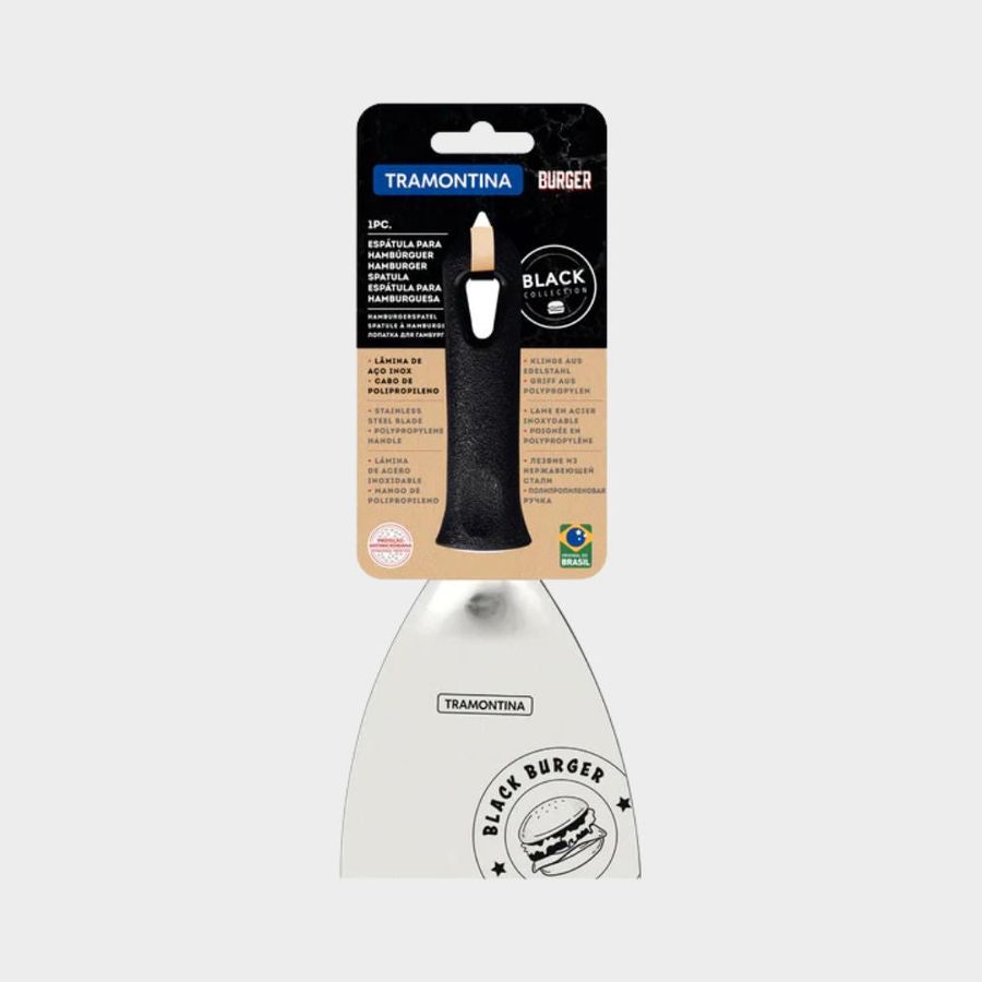 Tramontina Churrasco Black Burger Spatula 4"